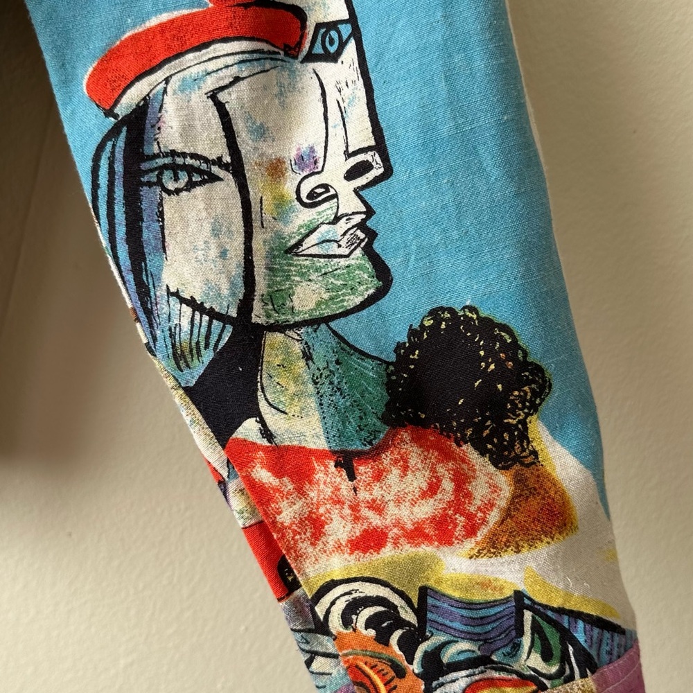 Vintage Kaktus Picasso Linen Jacket - M - Picture 6 of 16